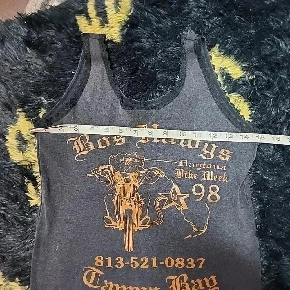 Vintage 1998 Wild Breed Cat Eyes Graphic Tank Top. Dead stock. Size Medium - Picture 5 of 12